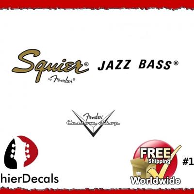 157b Squier Jazz Bass Guitar Decal