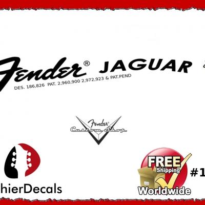 159b Fender Jaguar Guitar Decal