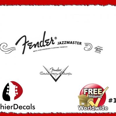 162b Fender Jazzmaster Guitar Decal