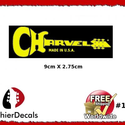163b Charvel Guitar Decal Yellow
