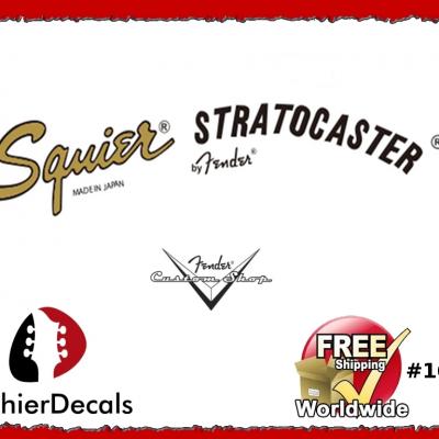 169b Squier Statocaster Guitar Decal