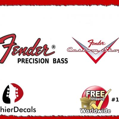 177b Fender Precision Bass Guitar Decal