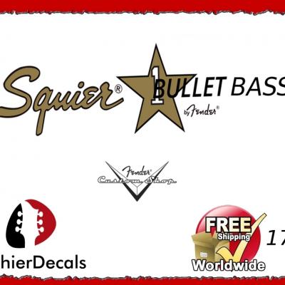 179b Squier Bullet Bass Guitar Decal