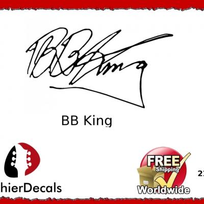 216b Bb King Decal Signature