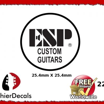 224b Esp Custom Guitar Waterslide Decal