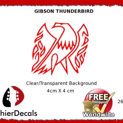 266b Gibson Thunderbird Guitar Decal