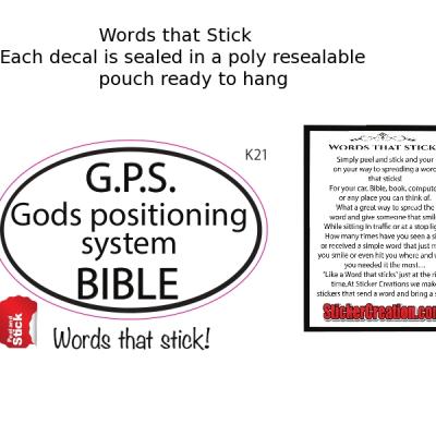 GPS God positioning system Bible
