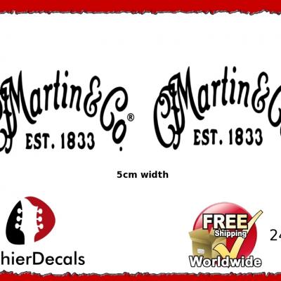 241 Martin And Co Guitar Decal
