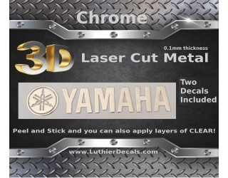 Yamaha Guitar Decal 3d laser Cut Metal M42