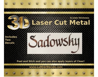 Sadowsky Guitar Decal M91