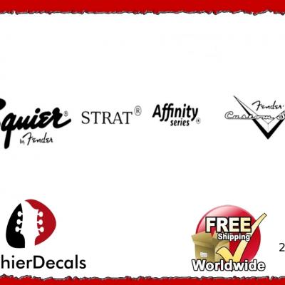 251b Squier Strat Affinity Guitar Decal