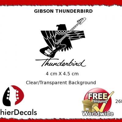 268b Gibson Thunderbird Guitar Decal