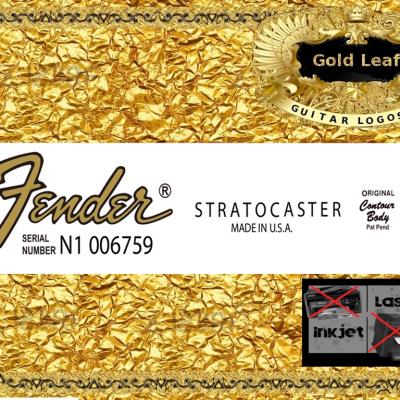 103g Fender Stratocaster Made In U.s.a. Guitar Decal