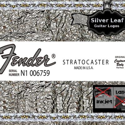 103s Fender Stratocaster Made In U.s.a Guitar Decal