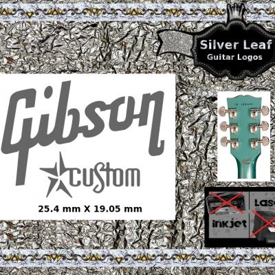 138s Gibson Custom Guitar Decal