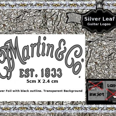 140s Martin And Co. Guitar Decal