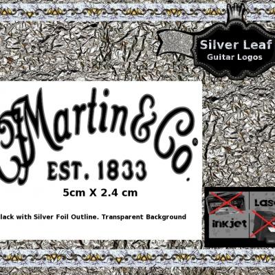 141s Martin And Co. Guitar Decal
