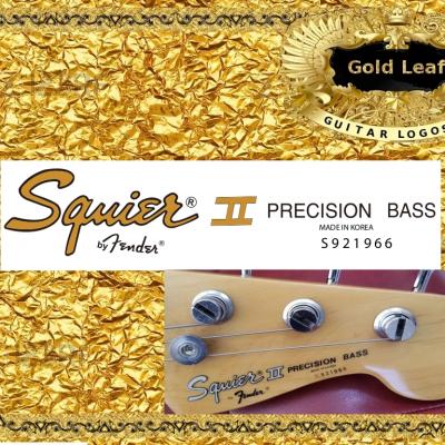 152g Squier Precision Bass Guitar Decal