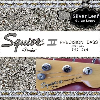 152s Squier Precision Bass Guitar Decal