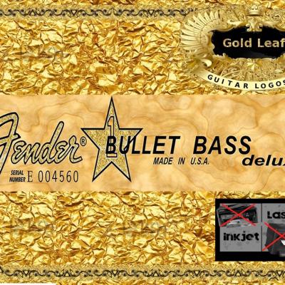 74g Squier Bullet Bass Guitar Decal