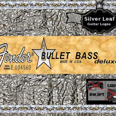 74s Squier Bullet Bass Guitar Deluxe Decal