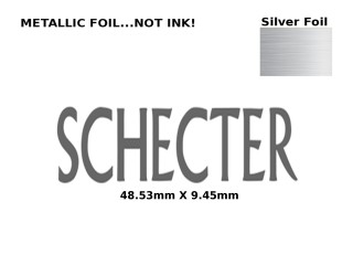 Schecter Guitar Decal 163s