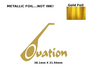 Ovation Guitar Decal 166g