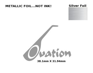 Ovation Guitar Decal 166s