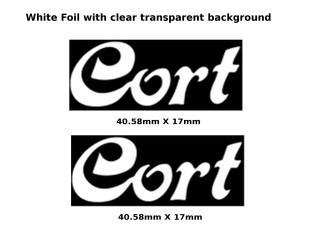 Cort Guitar Decal 174w
