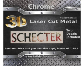 Schecter Guitar Decal Metal M56