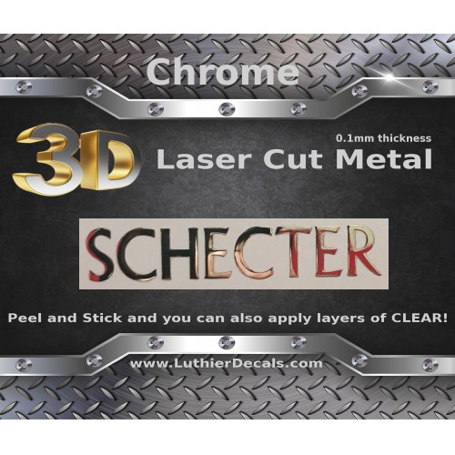 Schecter Guitar Decal Metal M56b Schecter Guitar Decal Metal M56b