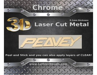 Peavey Guitar Decal Metal M57b