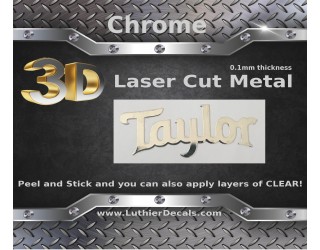 Taylor Guitar Decal Metal Laser M66b