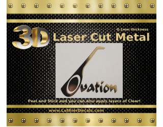 Ovation Guitar Decal Metal M70b