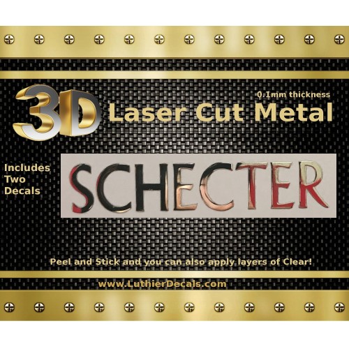Schecter Guitar Decal Metal M80 Schecter Guitar Decal Metal M80