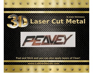 Peavey Guitar Decal Metal M81b
