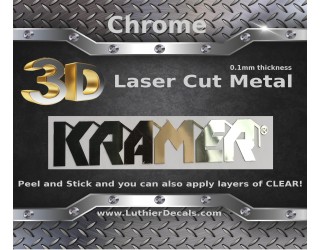 Kramer Guitar Metal Decal M9b